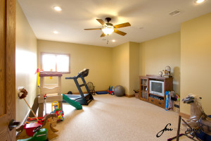 Exercise and play room