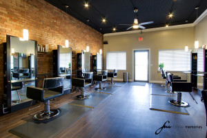 Allure Salon Hair Styling Stations